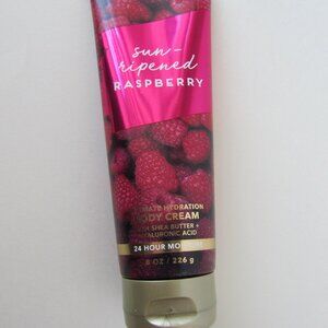 New Bath & Body Works Sun-Ripened Raspberry Ultimate Hydration Body Cream 8 oz